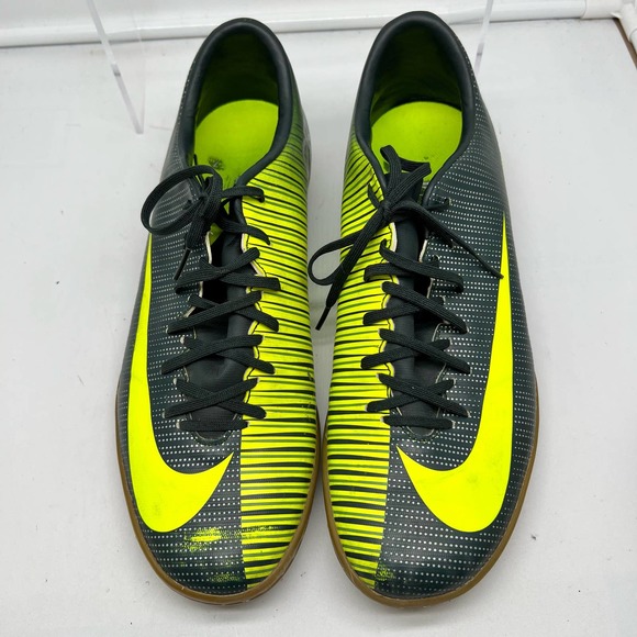 Nike Shoes Mens 11.5 Mercurial X Victory Indoor Soccer Yellow Green main image 4